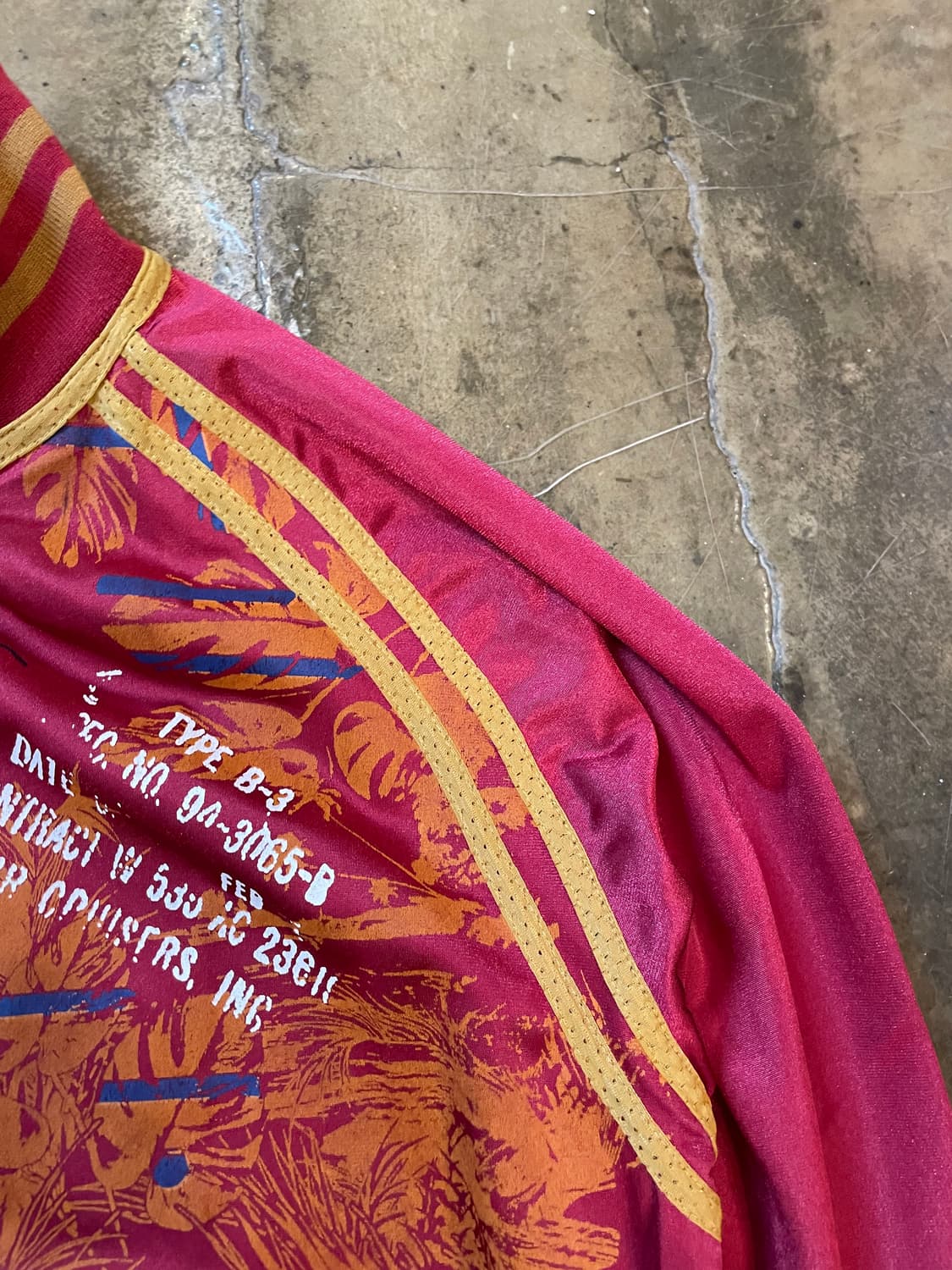 돌체앤가바나 프린팅 크롭 트랙탑 자켓 버건디 상품이미지3