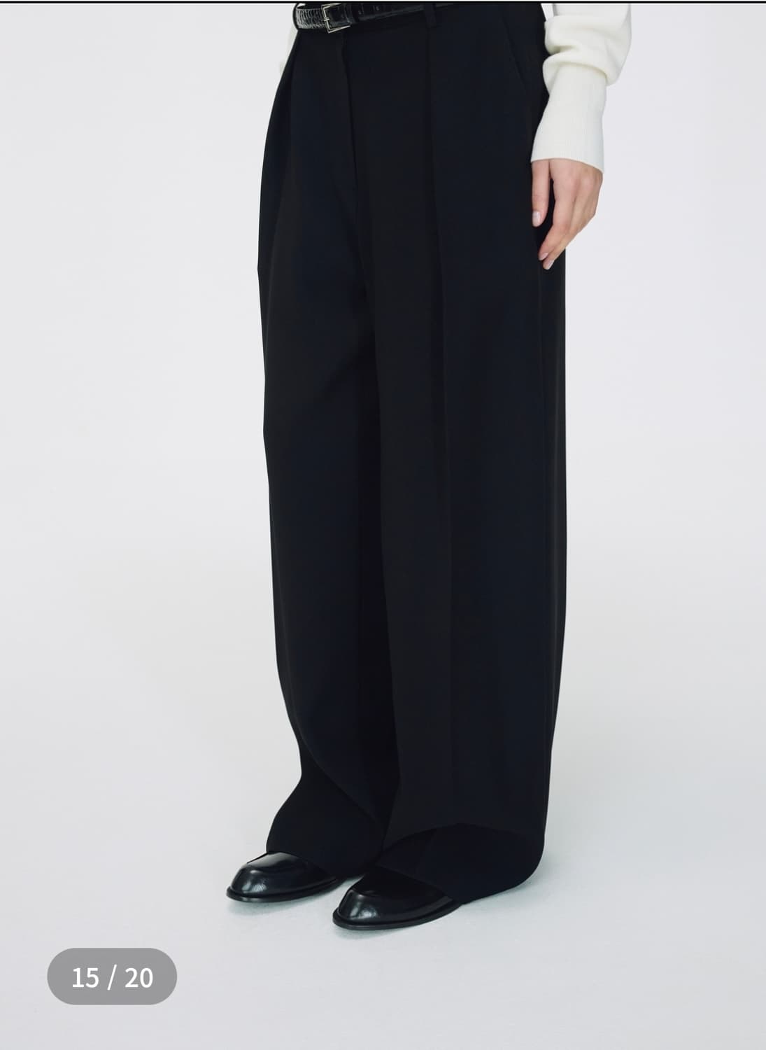 오르 ORR 오리지널  루 트라우저 블랙  L 새제품 상품이미지4