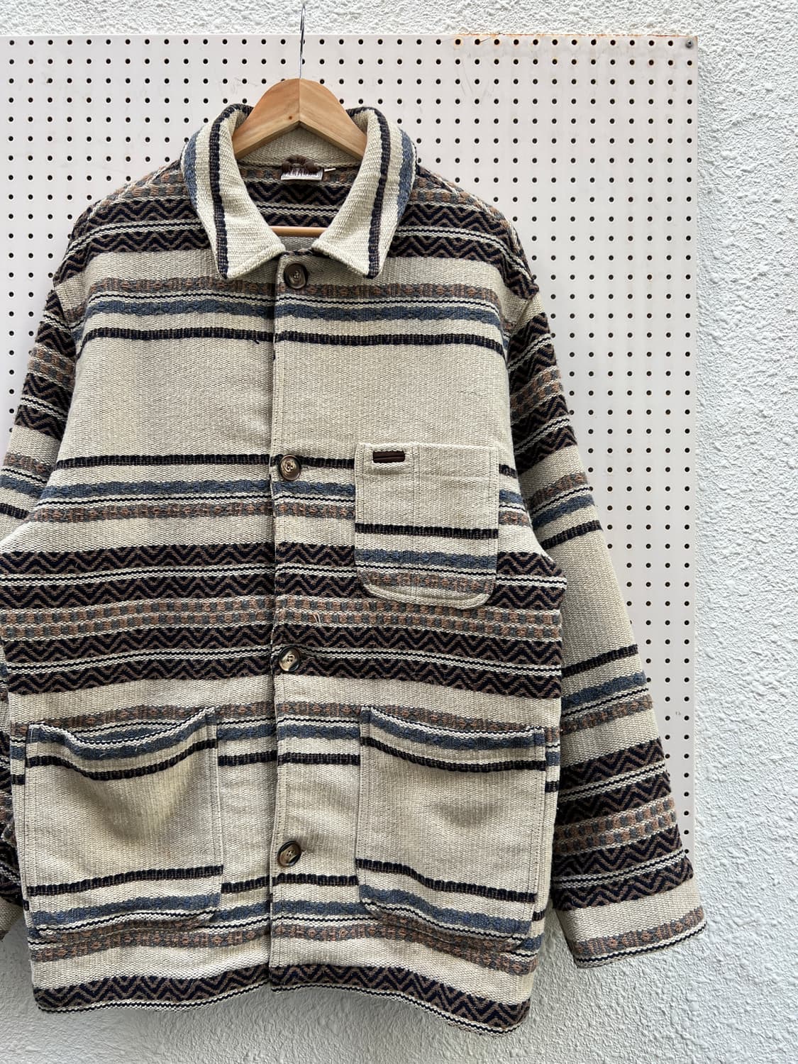 1990s THE TRADER JEANS COMPANY 에스닉울자켓 상품이미지6