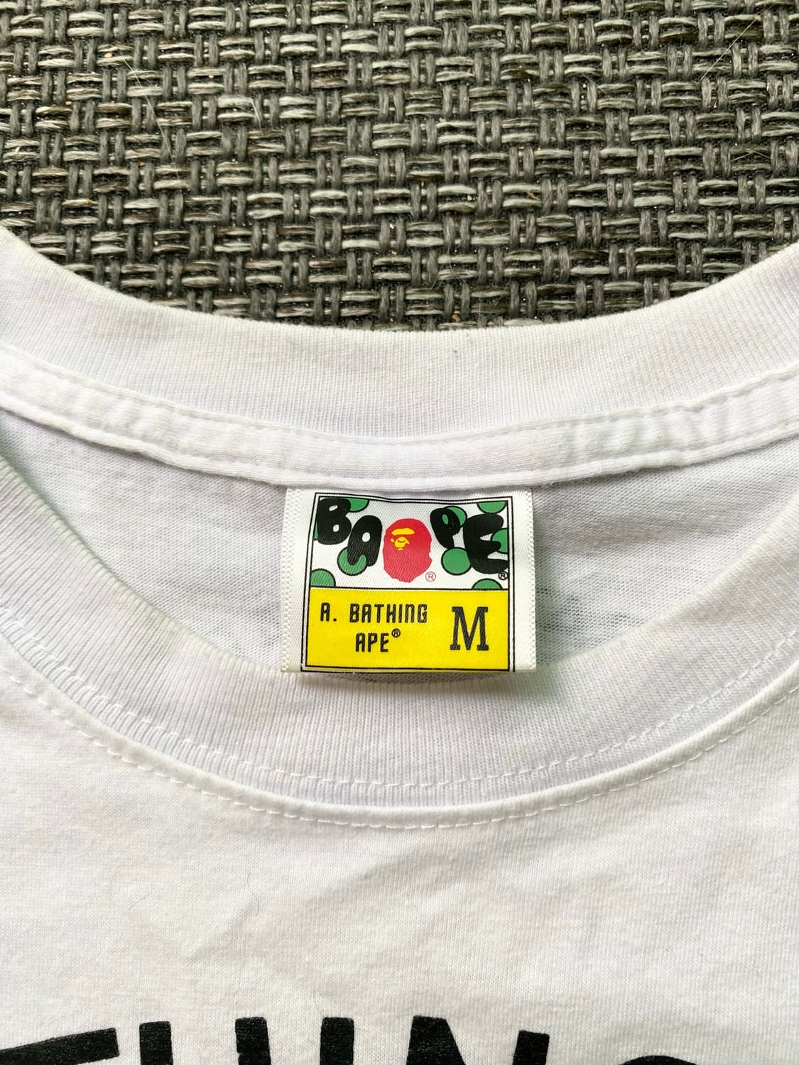 Bape&Stussy Logo Print Tee 상품이미지5
