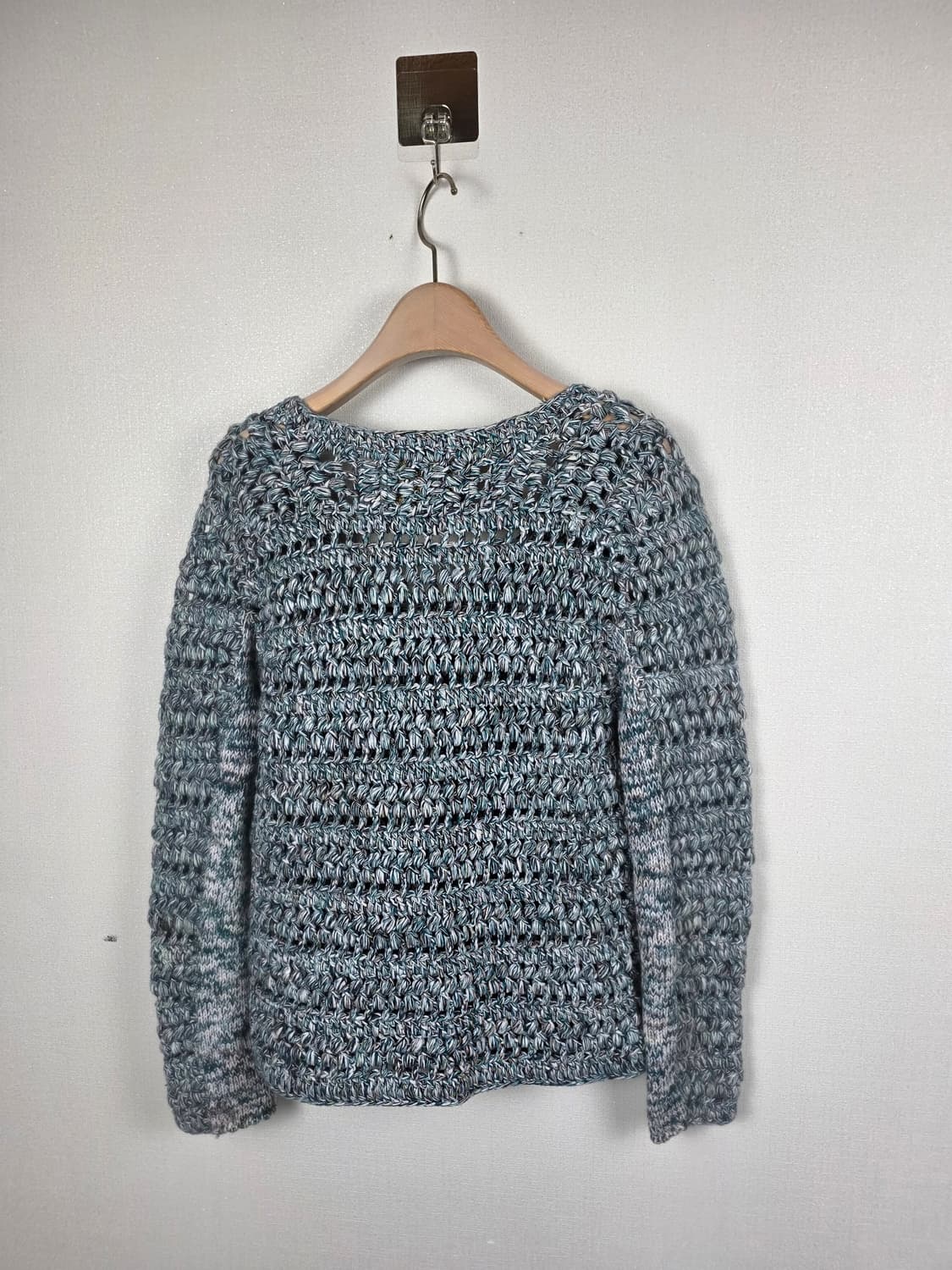 마쥬(maje) 크로셰 지퍼 가디건 믹스컬러 2호 (85) 상품이미지2