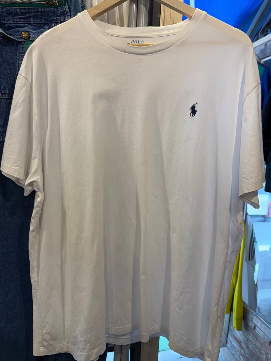 폴로 랄프로렌 화이트 반팔 티셔츠 상품이미지1