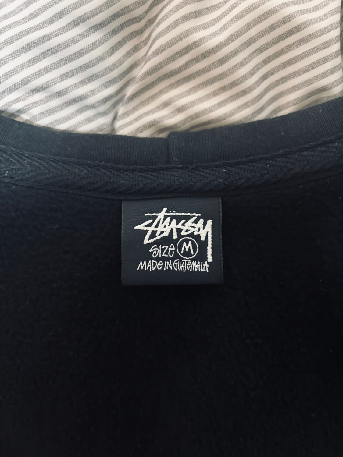 스투시 캘리 그로운 집 후드 블랙 상품이미지5