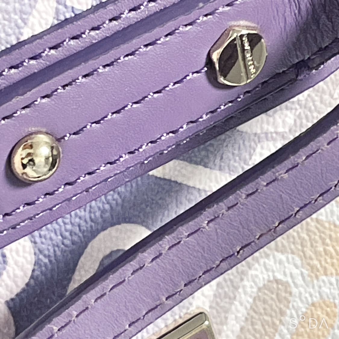 발렌시아가 BB로고   토트백 퍼플 상품이미지10