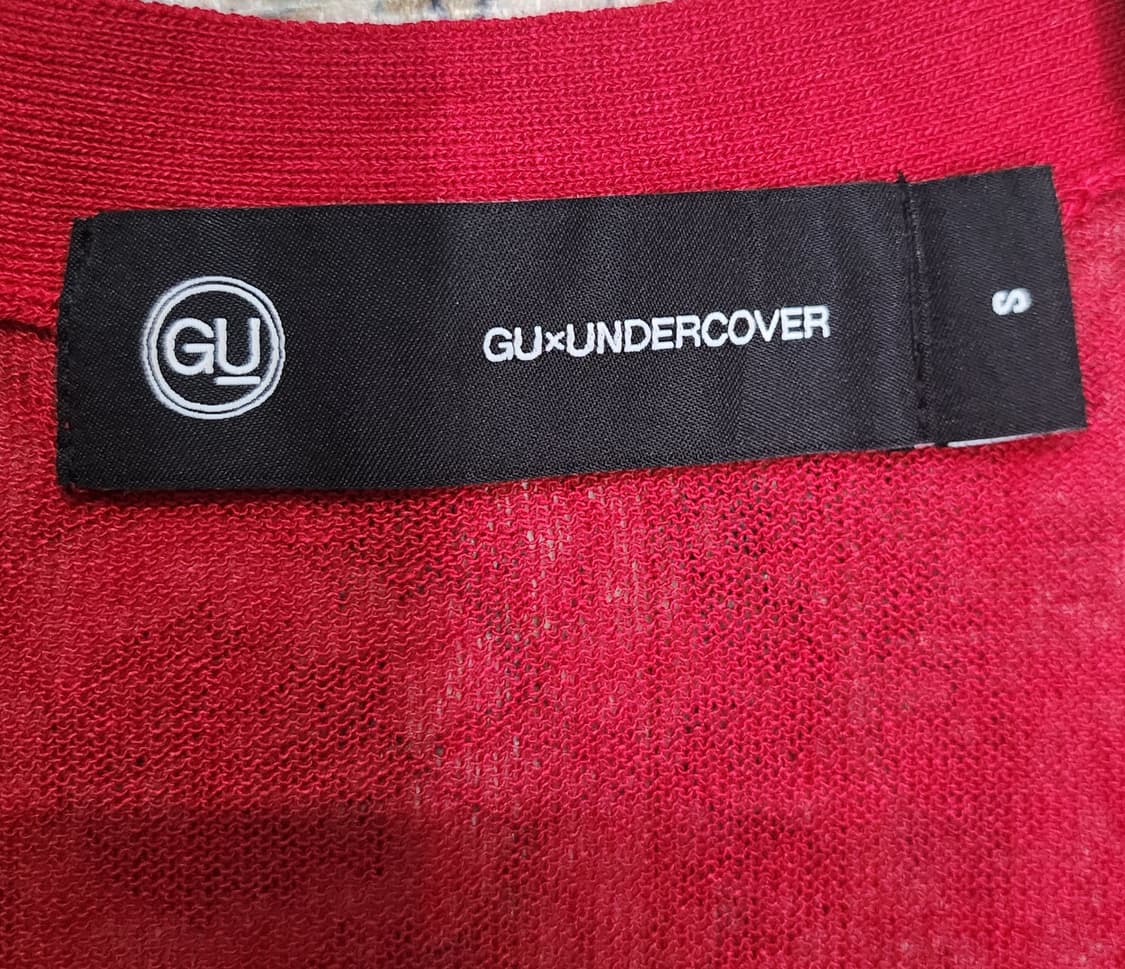 언더커버 X GU 블라썸커버 리본 포인트 가디건 (55반까지) 상품이미지3