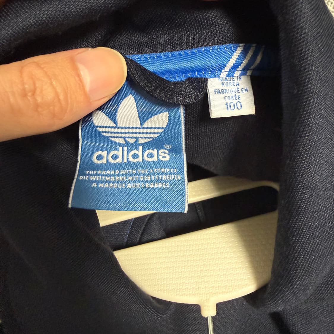 아디다스 유로파 져지 네이비 100 트랙탑 상품이미지3