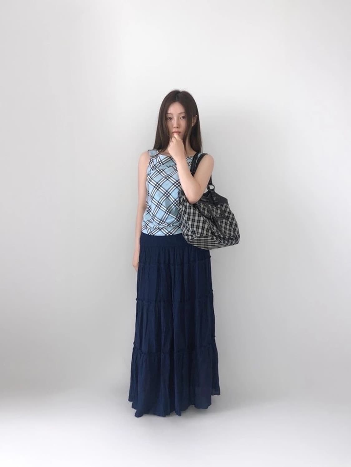 burberry blue boat neck sleeveless 상품이미지5