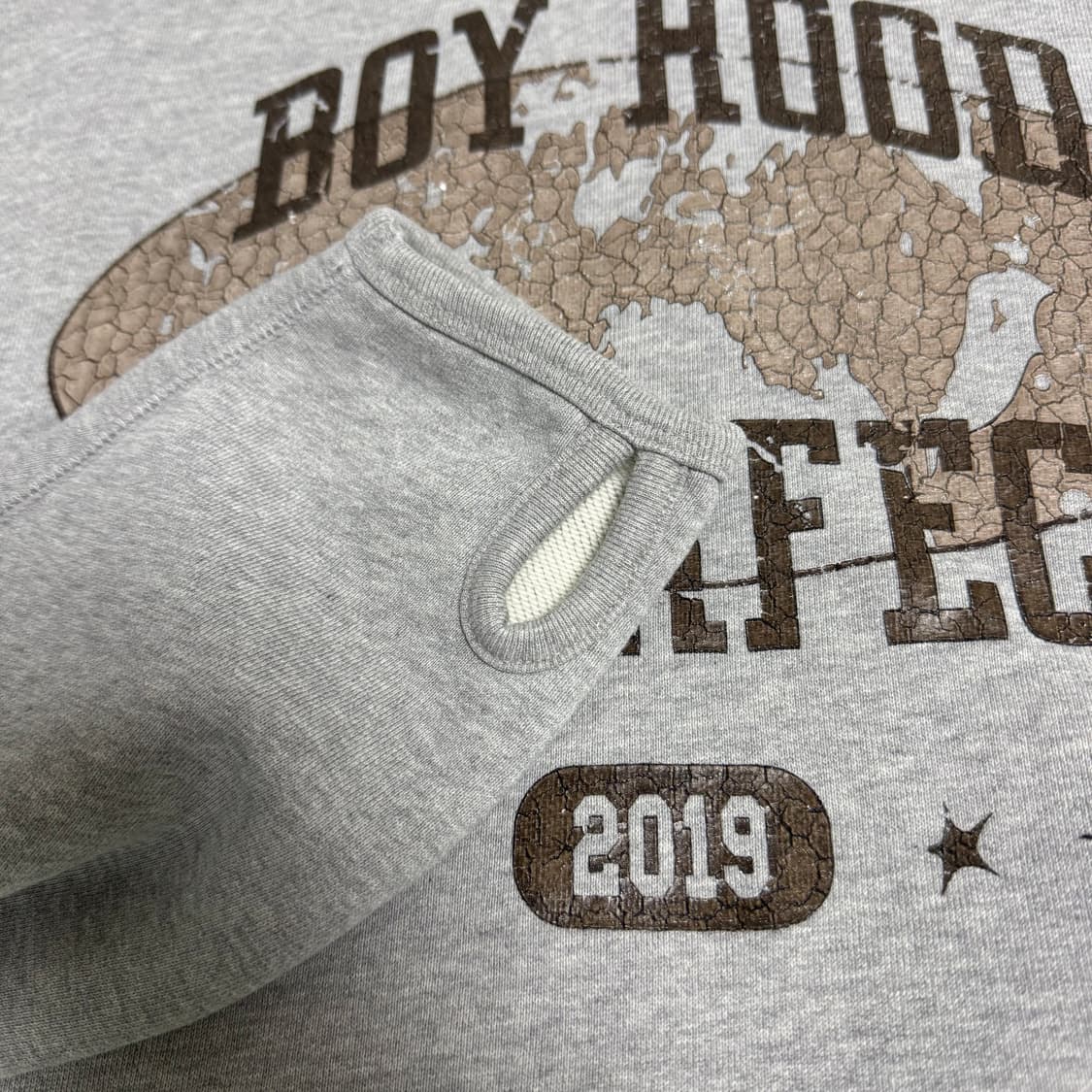 ETCE 보이 핑커 홀 후드티 L 상품이미지4