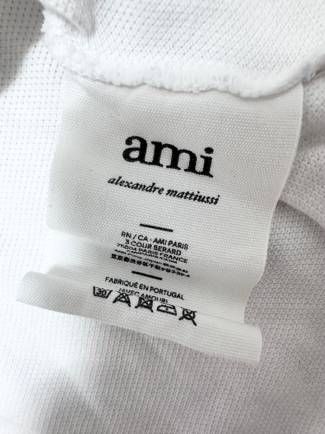 Ami 아미 하트로고 카라티 상품이미지4