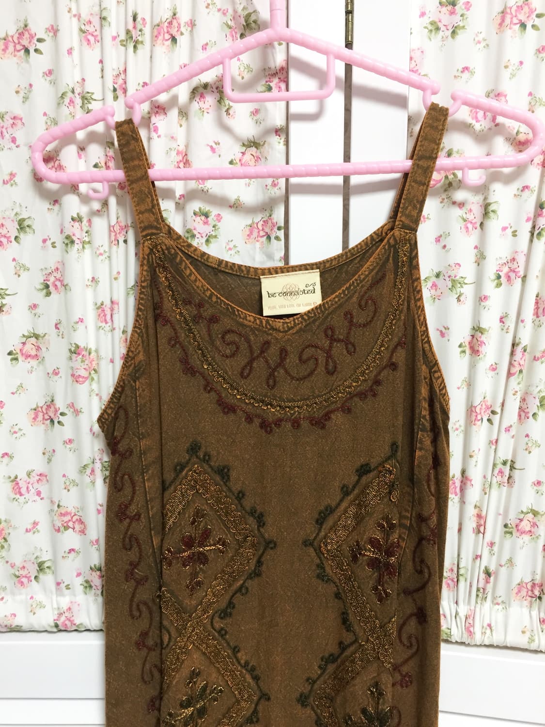 빈티지 히피에스닉 슬리브리스(착샷) 상품이미지2