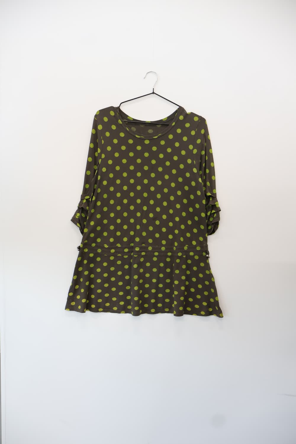 Jpn Brown Dotted Mini Onepiece 상품이미지3