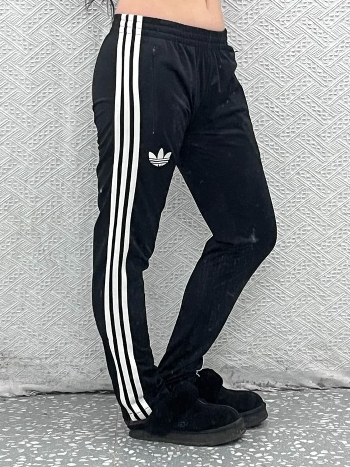 아디다스 파이어버드 검흰 트랙팬츠 XS C08034 상품이미지1