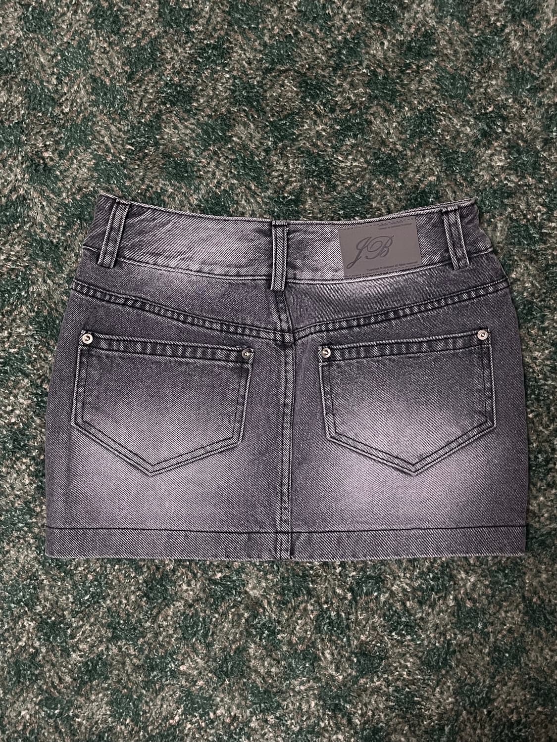 제드비드 로우웨이스트 스커트 _ 그레이 s 상품이미지2