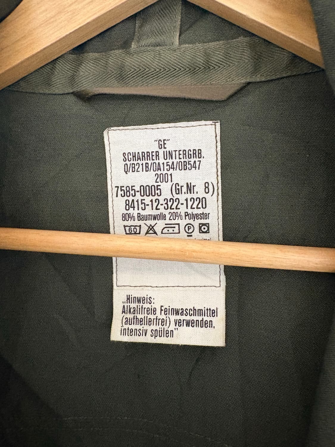 German Army Flectarn Camo Field Parka 상품이미지4