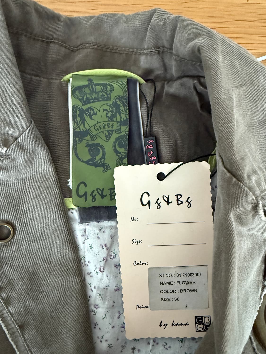 Pre owned Y2K 워싱 코튼 자켓(택 달린 제품) 상품이미지6