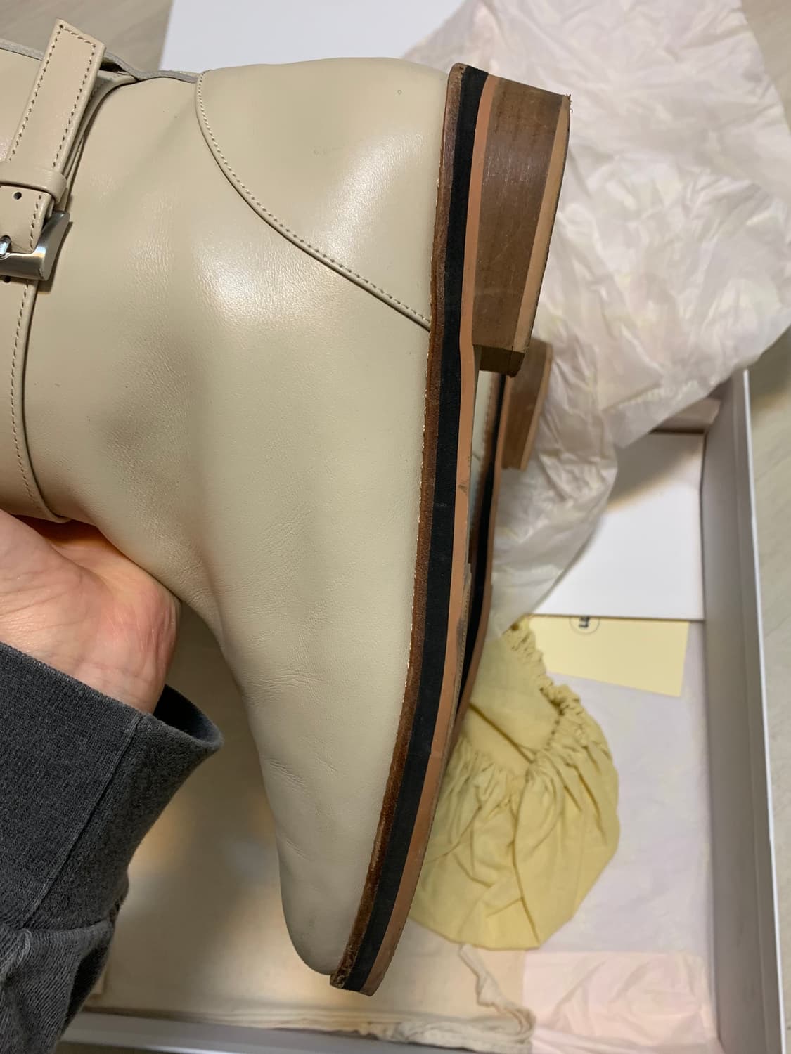 미닛뮤트 클래식 부츠 버터 아이보리 245 상품이미지4