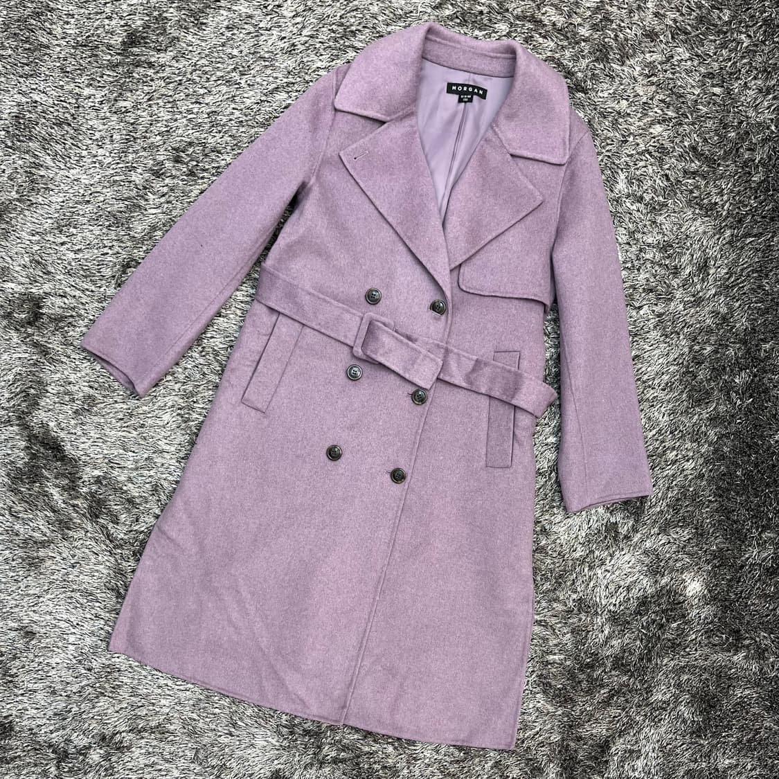 모르간 여성 벨티드 양모 코트 (55) 상품이미지1