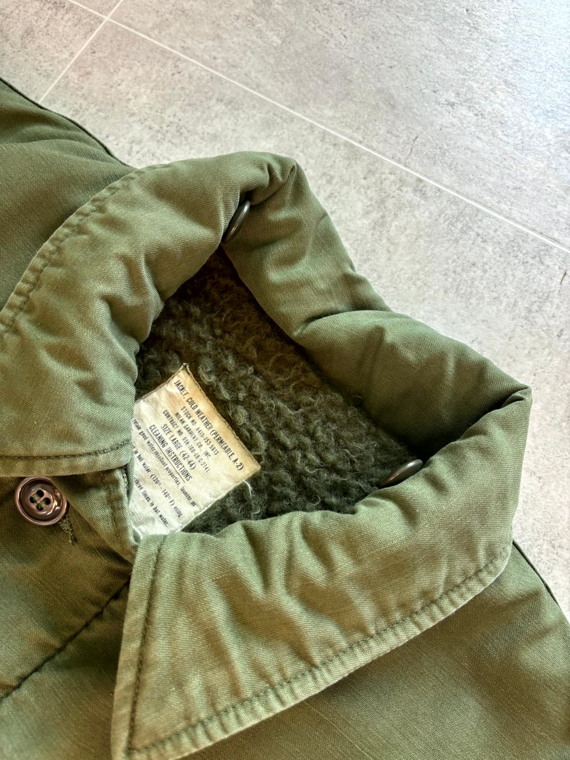 60's 미 해군 A-2 덱 자켓 L(105) 상품이미지6