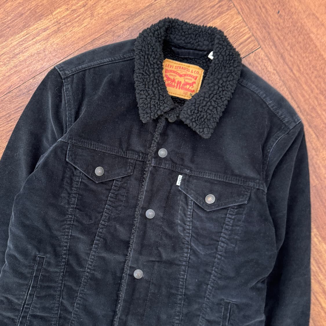 M 리바이스 블랙 코듀로이 덱 자켓  상품이미지3