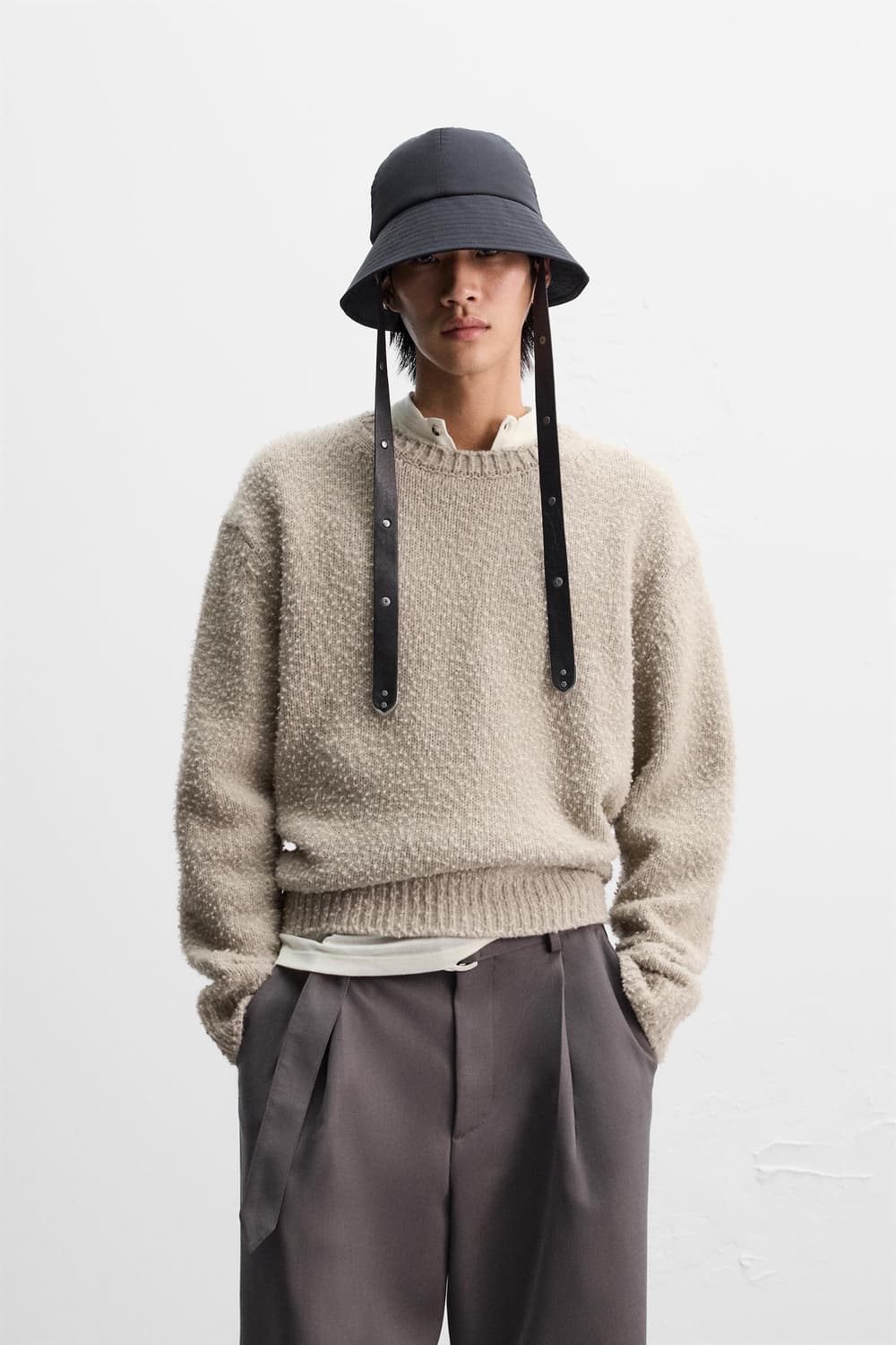 자라 X 나누시카 셰그 이펙트 울 스웨터 상품이미지1