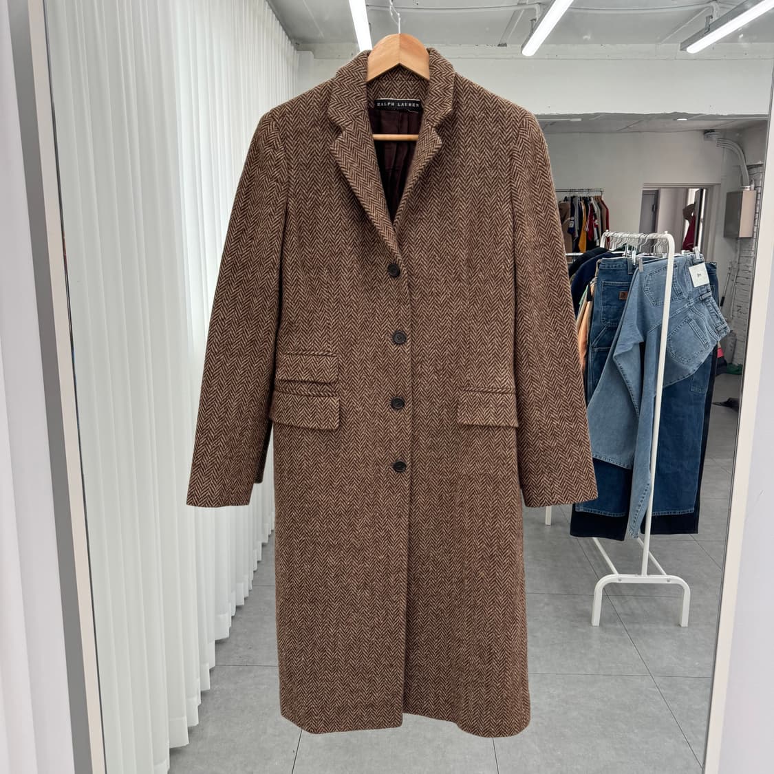 폴로 헤링본 코트  상품이미지1