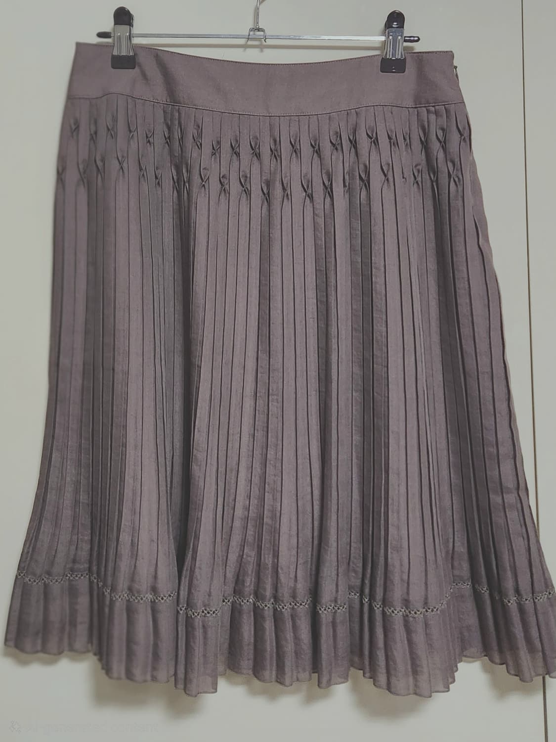 Aylesbury 브라운 플리츠 스커트 상품이미지1