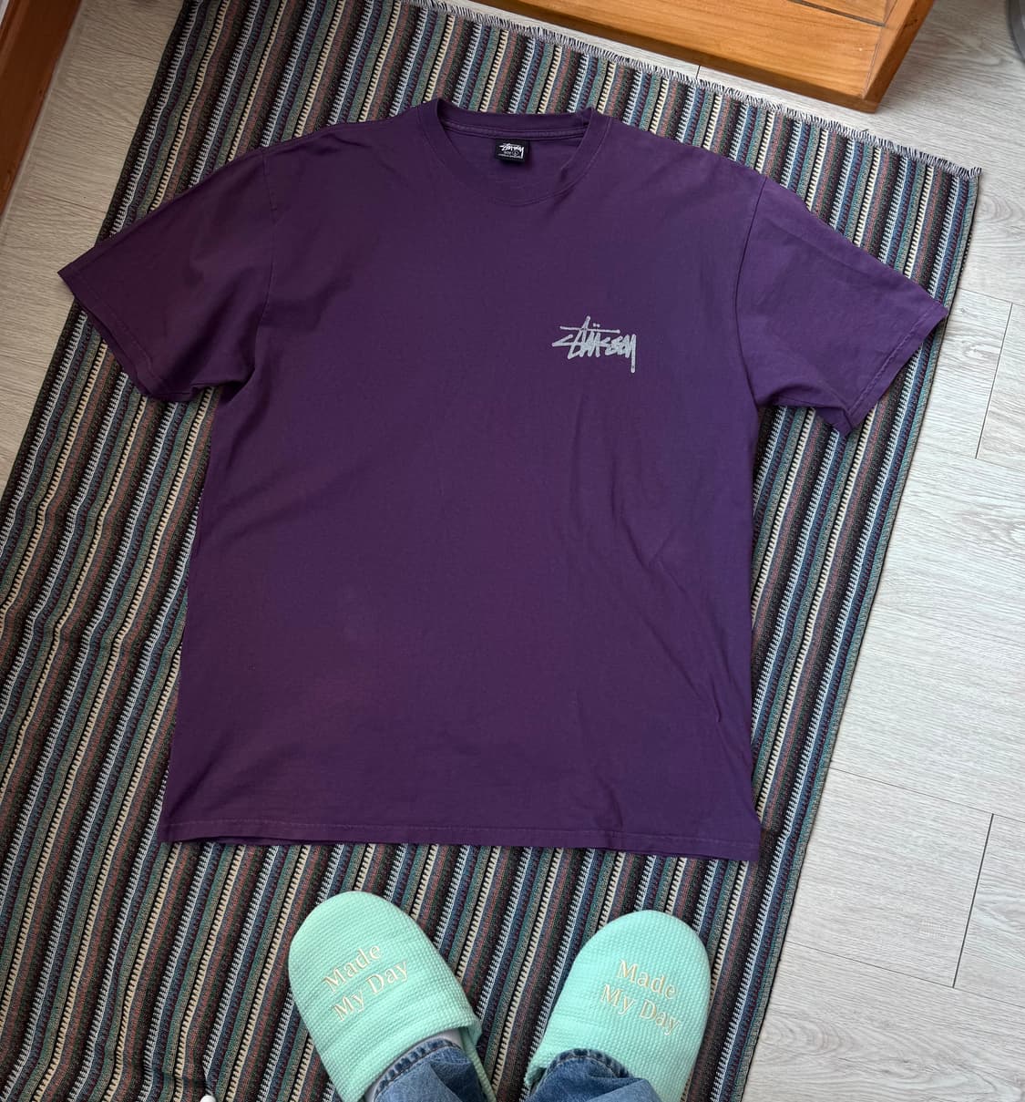 스투시 올드 폰 피그먼트 반팔 티셔츠 상품이미지3