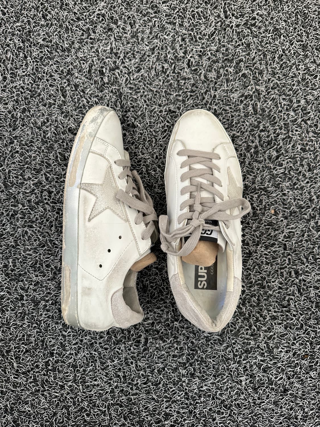 골든구스 슈퍼스타 스니커즈 화이트 240 상품이미지3