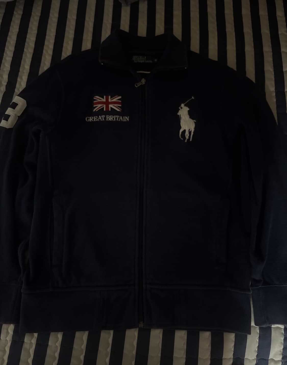 폴로 빅포니 브리튼 집업 M사이즈 네이비 상품이미지3