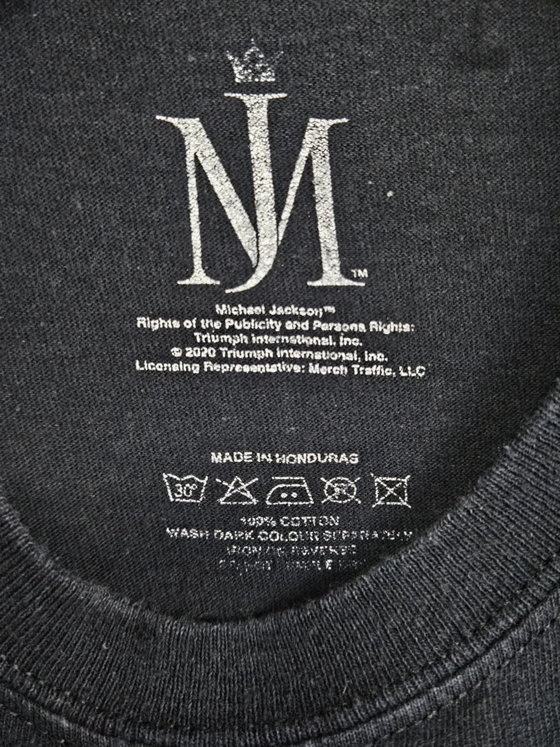92~93 마이클잭슨 월드투어 빈티지 반팔 티셔츠 (S추정)/ 11822 상품이미지6