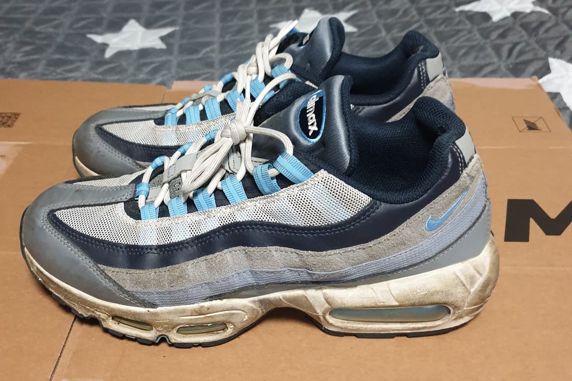 나이키 에어맥스95 쿨그레이 유니버시티 블루 옵시디언 (270) 상품이미지2