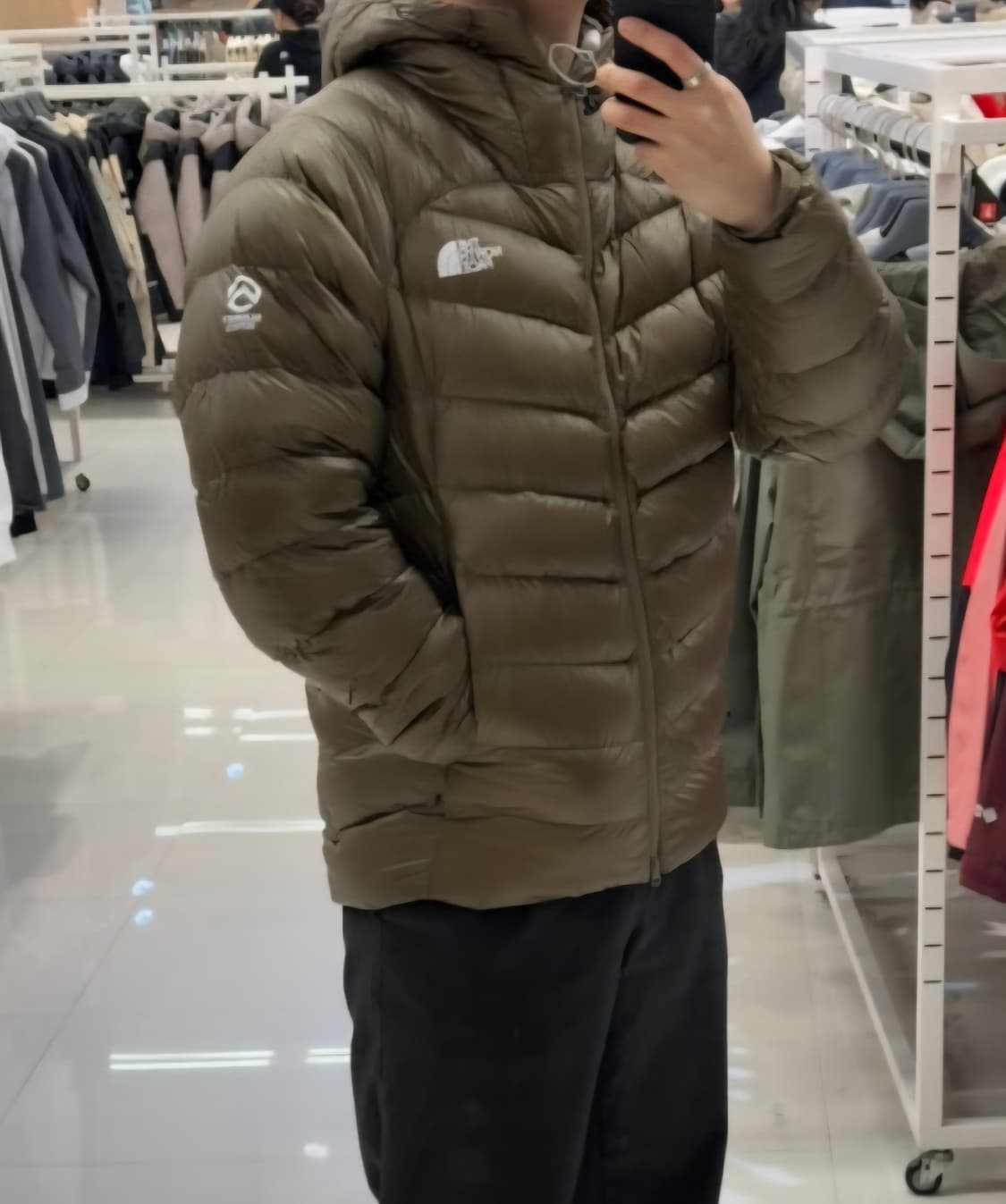 노스페이스 써밋 경량패딩 M 상품이미지1