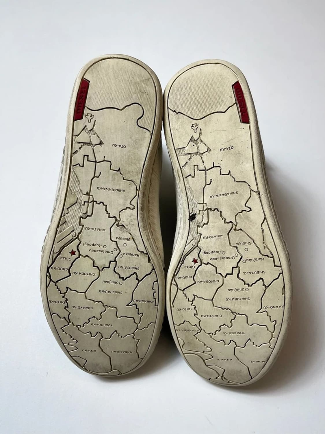 디젤 00's 바이크 배색 하이탑 스니커즈 Q1406 상품이미지9