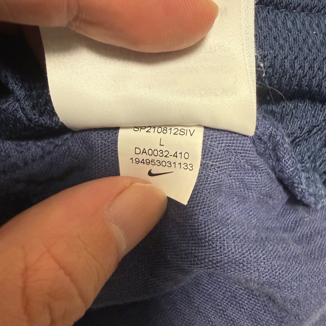 나이키 헤리티지 코듀로이 져지 네이비 L 상품이미지5