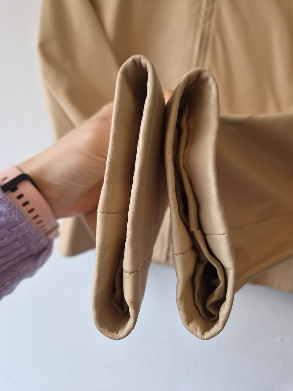 랄프로렌 일본 여성 베이지리얼가죽자켓 6사이즈 상품이미지4