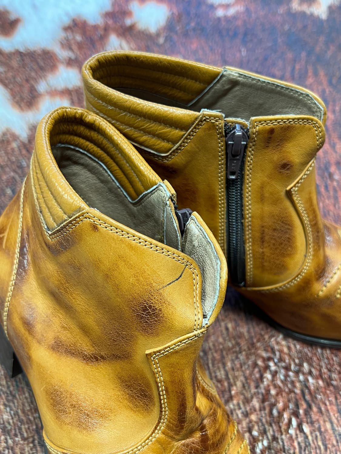 [250] 버팔로(Buffalo) 빈티지 웨스턴 앵클 부츠 상품이미지7