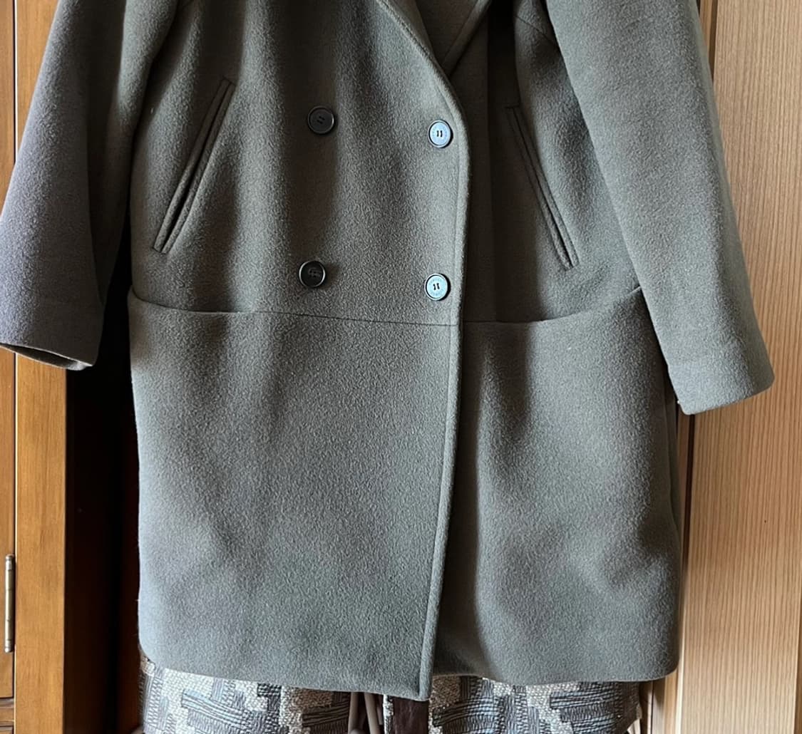 [Syudio Tomboy]스튜디오톰보이 카키브라운 롱코트 상품이미지4