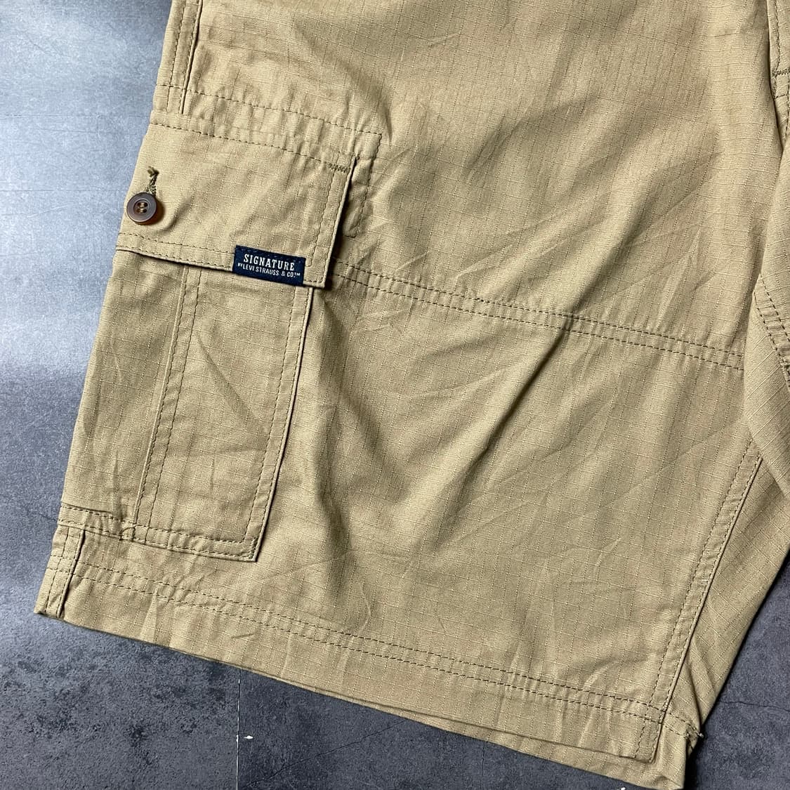 LEVI'S 리바이스 데드스탁 베이지 카고 하프 팬츠 A00774 상품이미지5