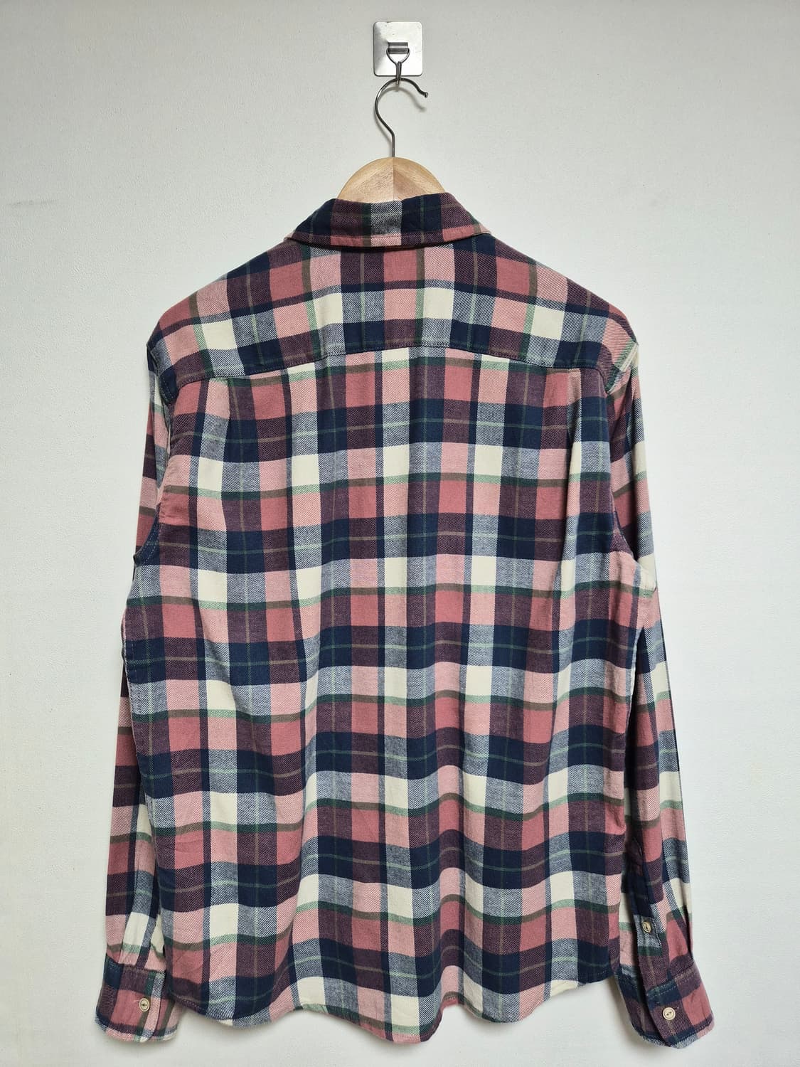 랭글러Wrangler 체크 셔츠 M사이즈 - S358 상품이미지5