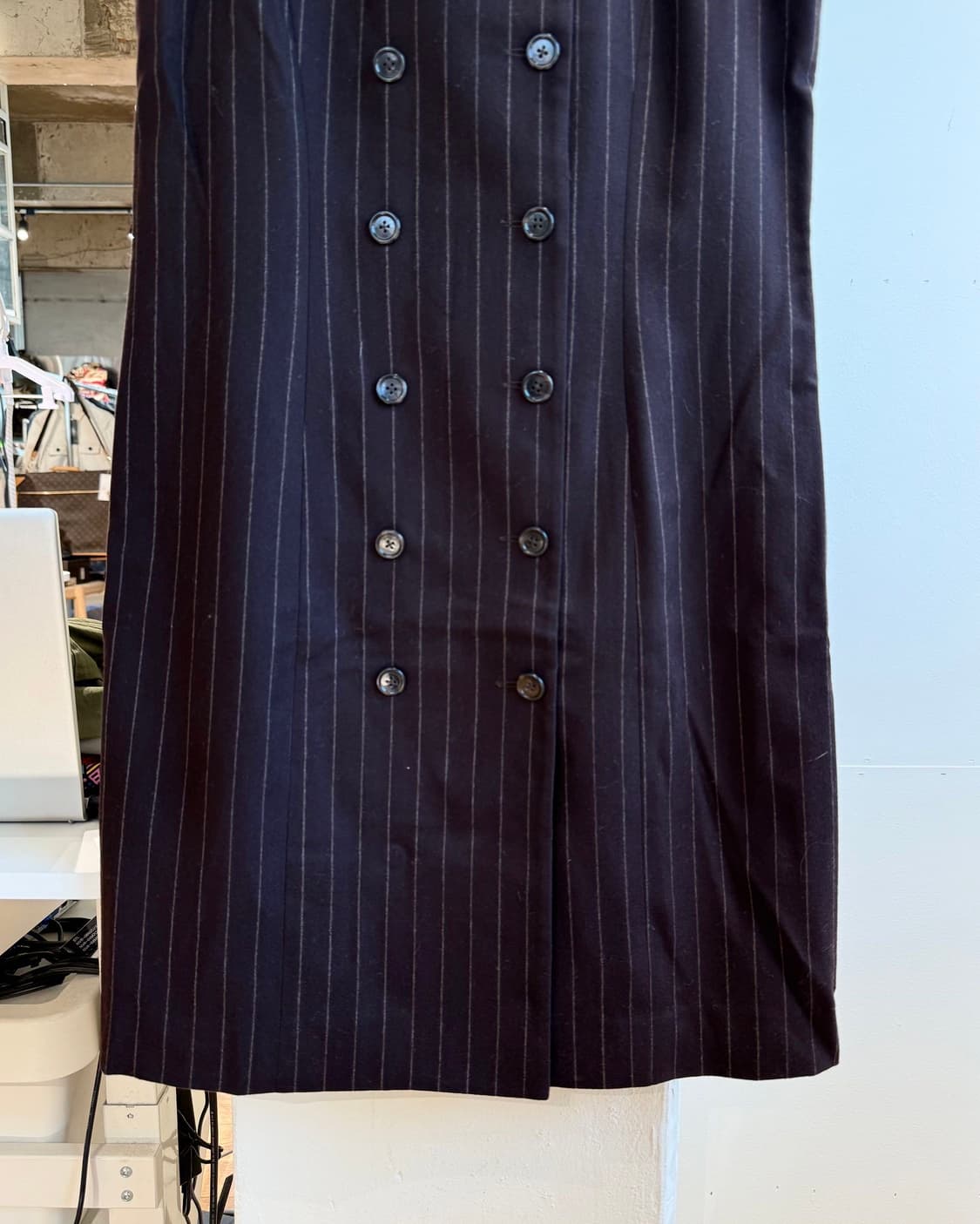 폴로 랄프로렌 브라운 스트라이프 슬리브리스 원피스 상품이미지6