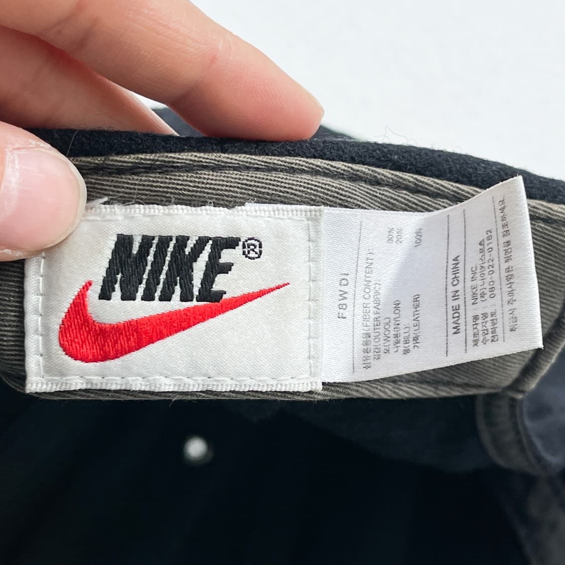 나이키 00s 스우시 어슬레틱스 울/레더 볼 캡 상품이미지6