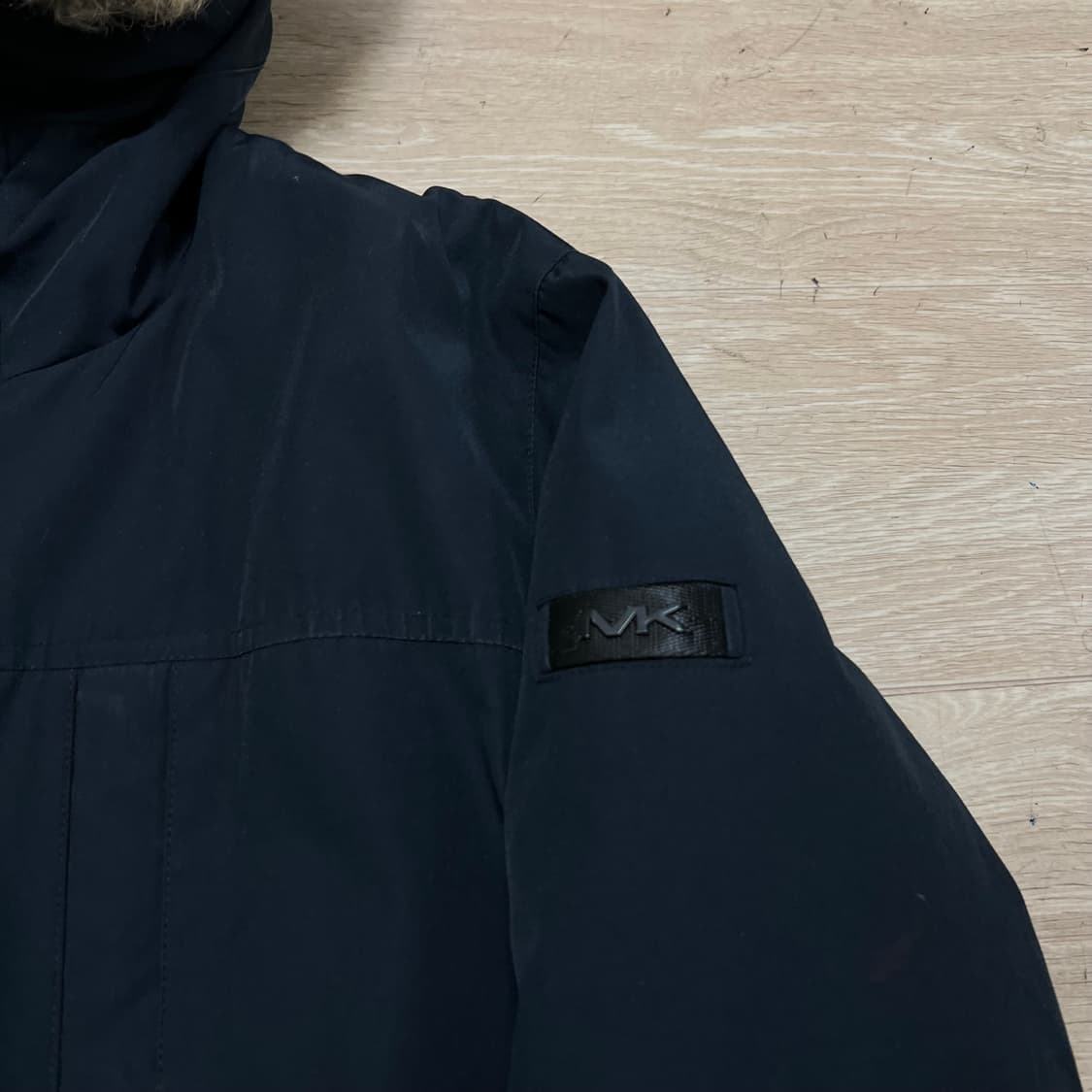 마이클코어스 퍼후드 포켓 야상패딩 점퍼 [네이비] L/100 상품이미지4