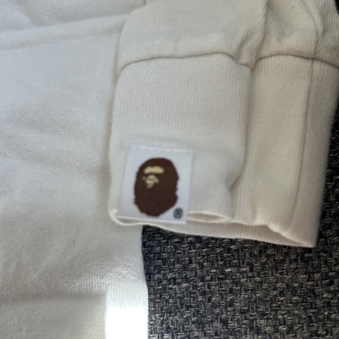 베이프 바이 베이팅 에이프 헤드 롱슬리브 티셔츠 화이트 L 상품이미지4