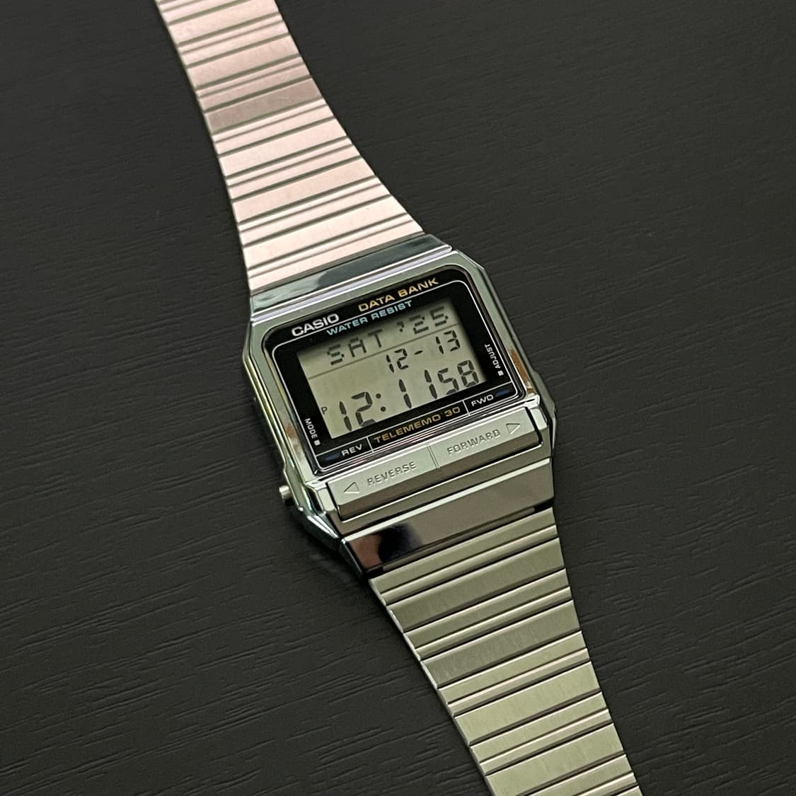 [풀구성] 카시오 데이터뱅크 DB-310 실버(은장) 메탈 상품이미지1