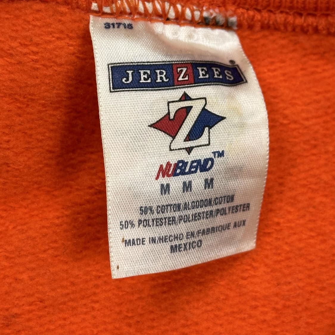 저지스 인디언 오렌지 크롭 맨투맨 (M 여성추천) 상품이미지6