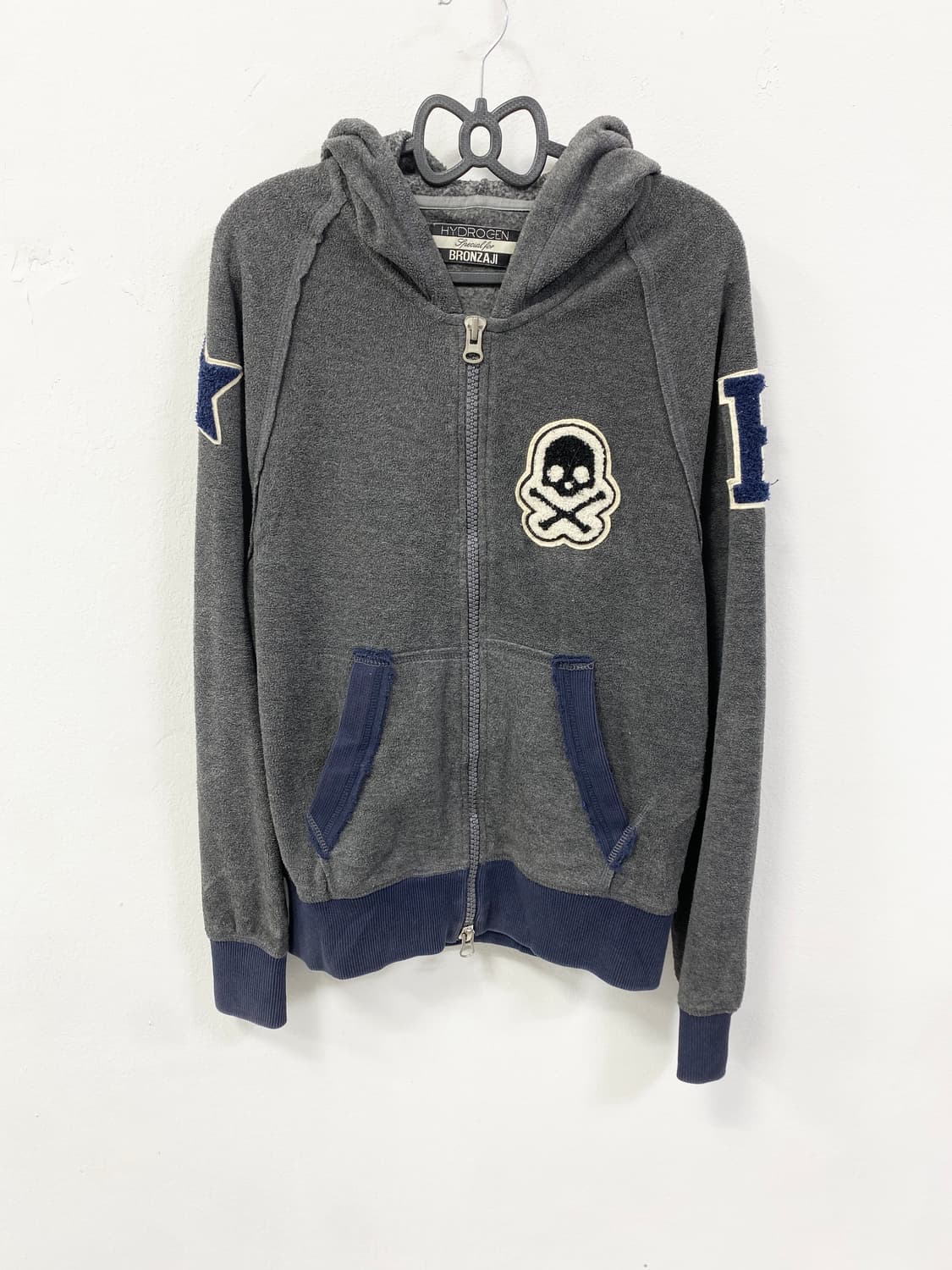 [HYDROGEN] 하이드로겐 스컬 투웨이 후드집업 상품이미지4