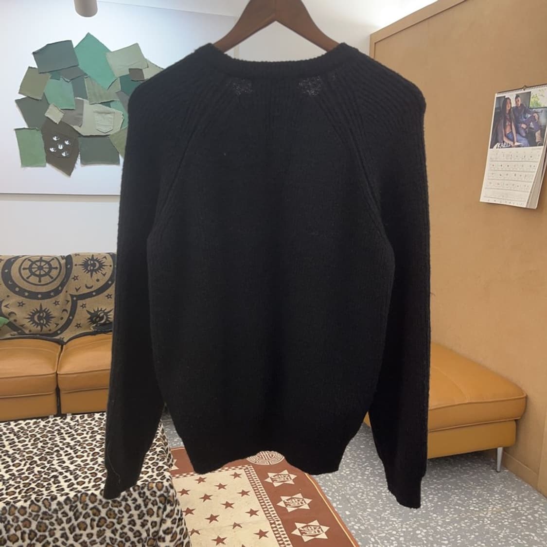 앤더슨벨 빈티지 모던시크 올블랙 니트 S C09227 상품이미지4