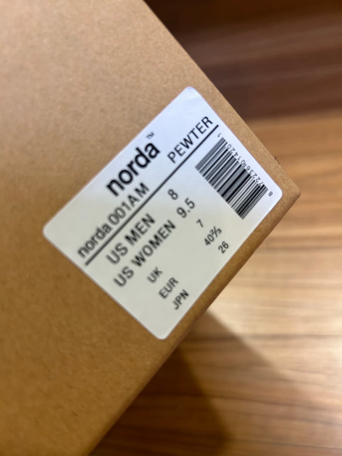 노다 Norda 001AM Pewter 트레일 러닝화입니다 새상품  상품이미지4