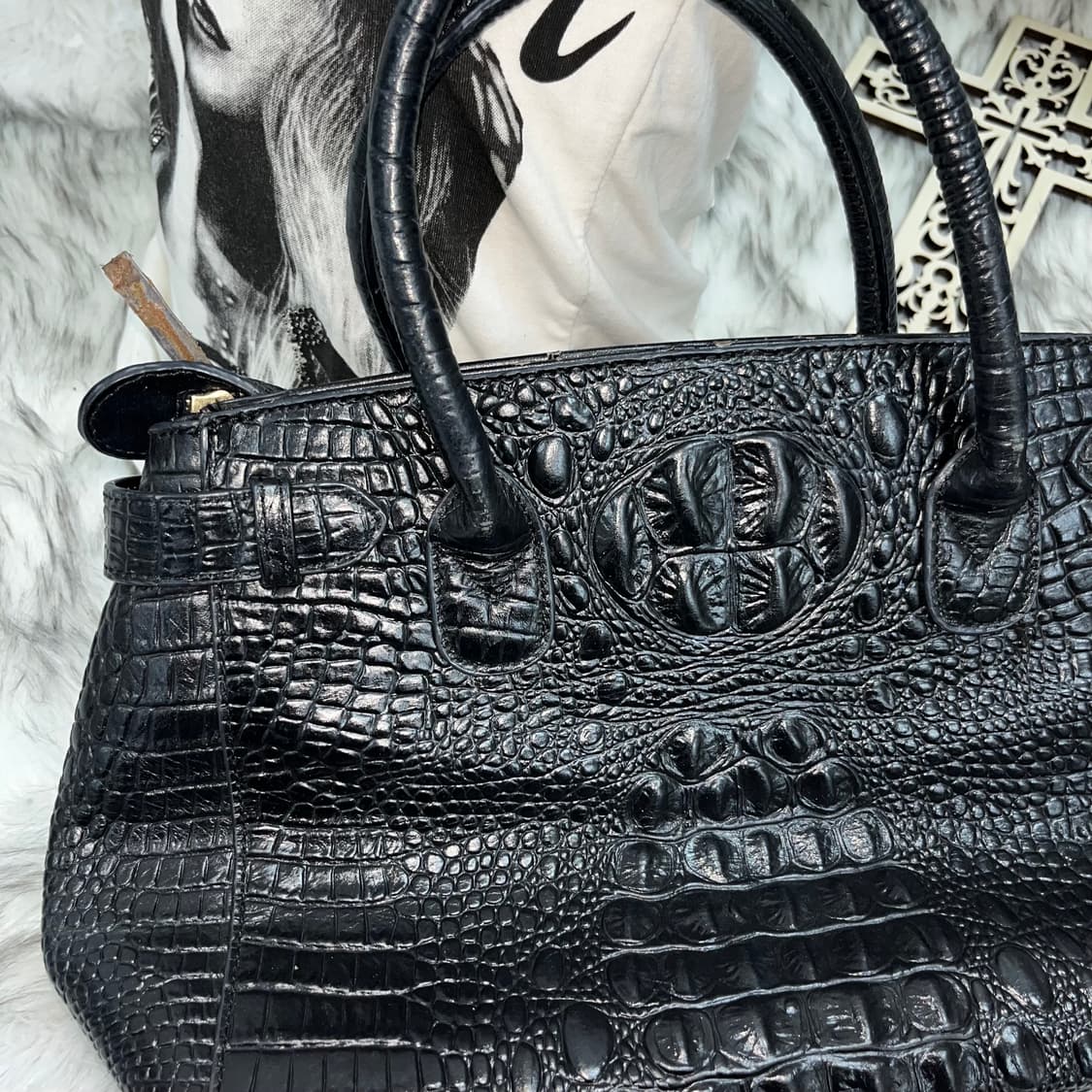 빈티지 블랙 파에톤 백 상품이미지2