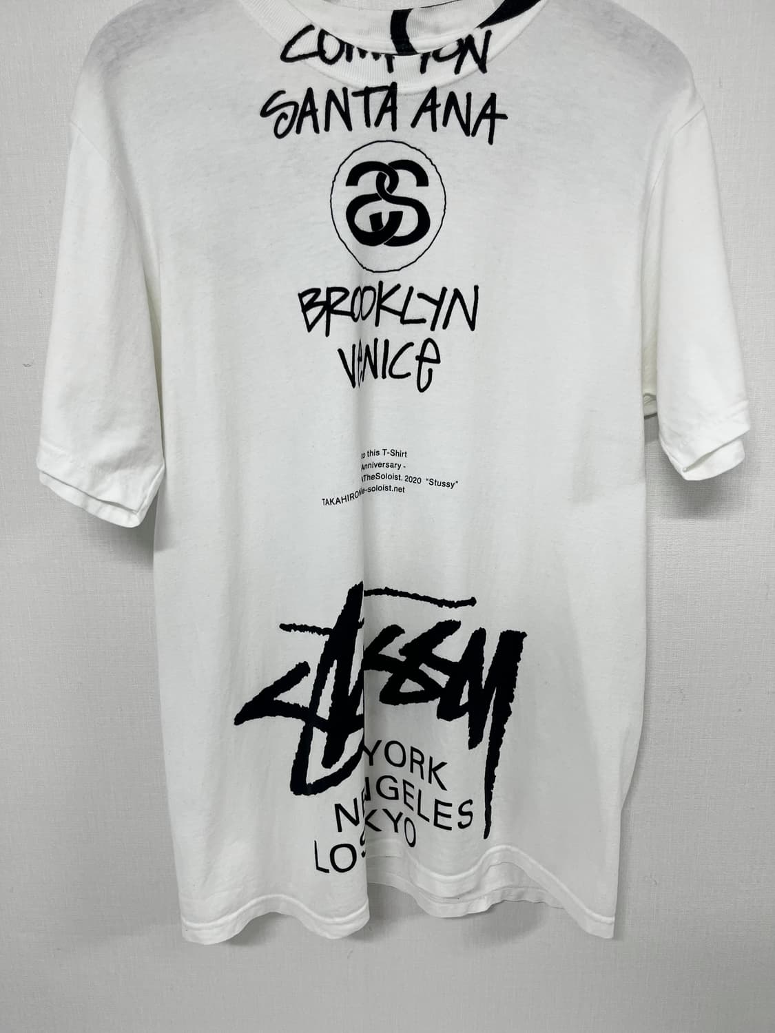스투시 x 솔로이스트 40주년 월드투어 티셔츠 M 상품이미지2